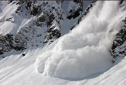 Dry Loose Snow Avalanche 